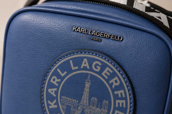 ChatGPT Image Jul 13, 2026 at 03_03_04 PM Karl Lagerfeld Paris Blue Camera Bag