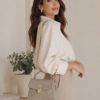 The Taupe Kelly Top-Handle Bag
