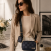Karl Lagerfeld Icon Check Crossbody Bag