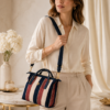 Tommy Hilfiger Striped Casual Shoulder Bag