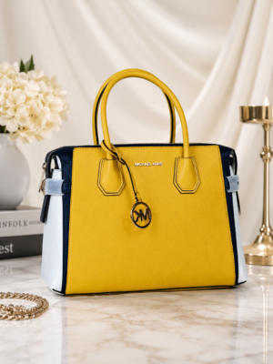Michael Kors Sunshine Colorblock Satchel Bag
