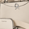 Calvin Klein Ivory Top Handle Shoulder Bag