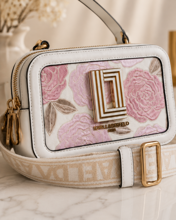 The Bag Boutique Image May 9, 2026 at 04_35_20 PM Karl Lagerfeld Floral Camera Crossbody Bag