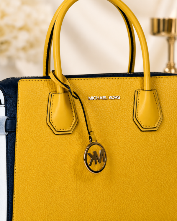 Michael Kors Sunshine Colorblock Satchel Bag