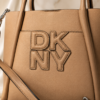 DKNY Taupe Logo Mini Tote Bag