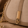 Tommy Hilfiger Beige Chain Saddle Bag