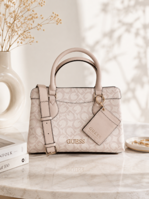 TBB Image Jul 24, 2026 at 03_01_06 PM Guess Blush Monogram Satchel with Card Holder
