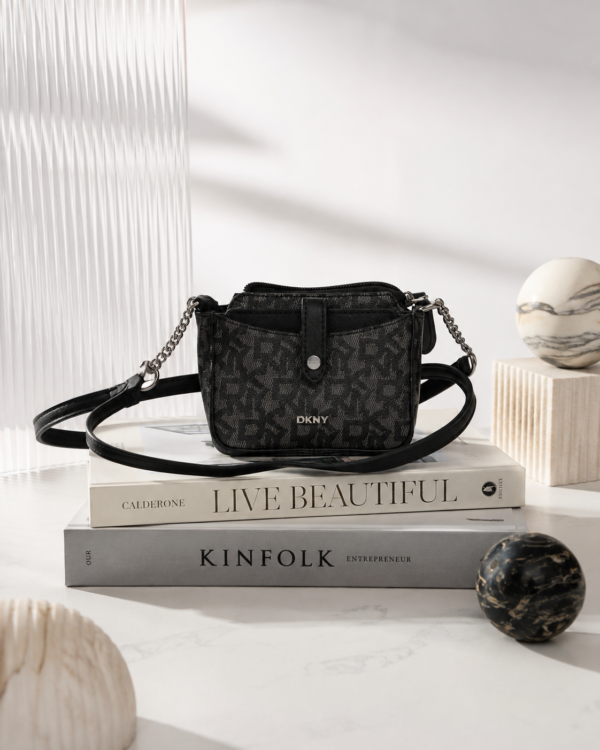DKNY Signature Mini Wallet on Chain