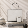 Karl Lagerfeld White Tote Bag with Mini Pouch