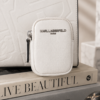 Karl Lagerfeld White Tote Bag with Mini Pouch