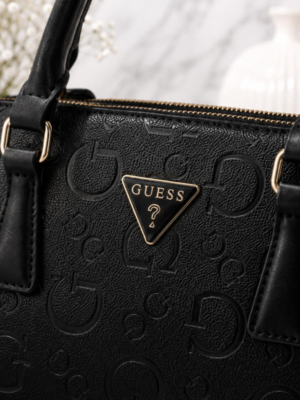 GUESS Black Satchel Bag