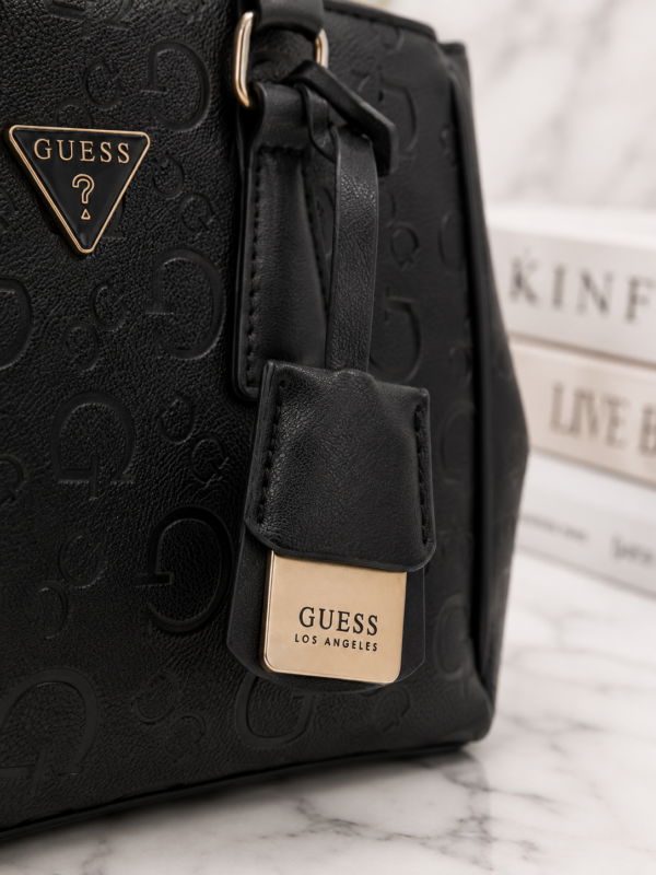 GUESS Black Satchel Bag